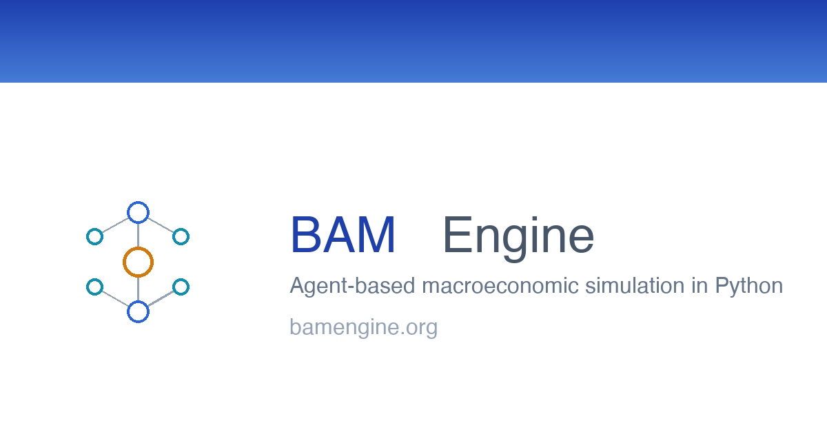 BAM Engine: Agent-Based Macroeconomic Simulation in Python